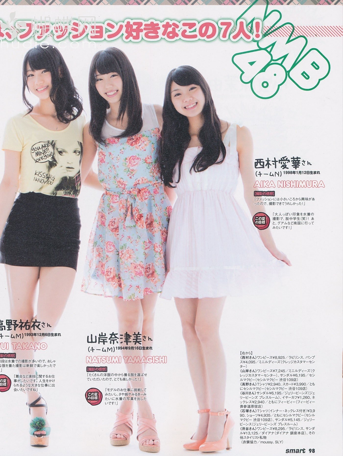 Magazine Nishimura Aika Takano Yui Yamagishi Natsumi Picture Board Hello Online